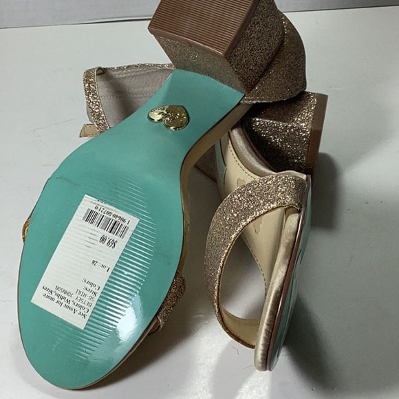 Betsey Johnson Womens Miri Open Toe Special Occasion Ankle Strap Sandals Women's - Picture 6 of 7